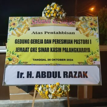 Karangan bunga Ucapan Palangkaraya 0034