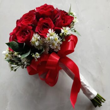 Bunga Tangan Pernikahan Palangkaraya – Buket Pengantin Elegan