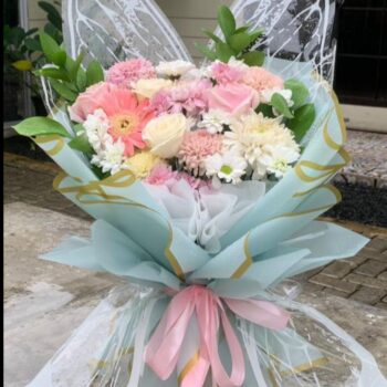 Buket Bunga Mix Pastel – Hadiah Manis Penuh Kasih