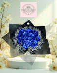 Buket Mawar Biru Midnight Elegan