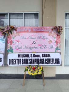 Karangan Bunga papan Duka cita Ucapan Jekan raya